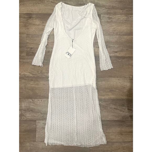 ZARA BLOGGER FAVE!!! Open Back Maxi Dress NWT - Picture 16 of 16